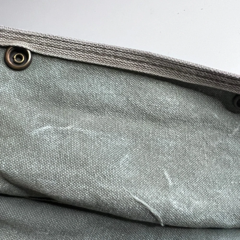 Vintage‎ Military Style Canvas Aviator Kit Bag Duffel Olive Drab Green Large